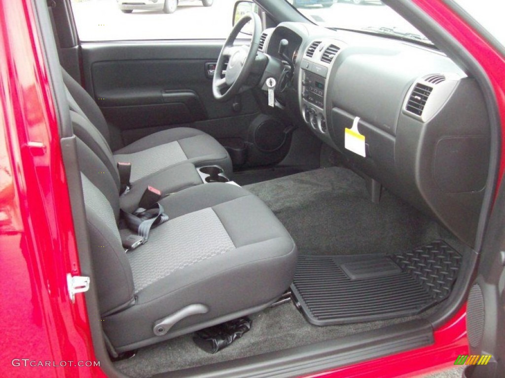 Ebony Interior 2012 Chevrolet Colorado Work Truck Regular Cab Photo #53714442