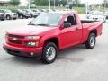 Victory Red 2012 Chevrolet Colorado Work Truck Regular Cab Exterior