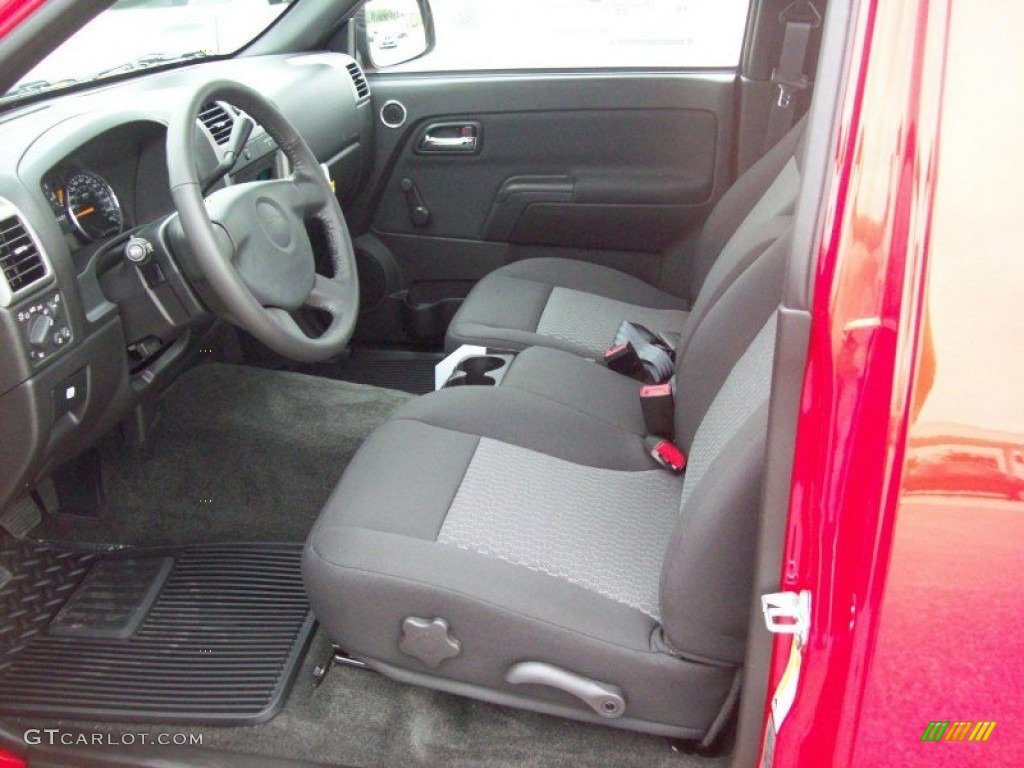 Ebony Interior 2012 Chevrolet Colorado Work Truck Regular Cab Photo #53714544