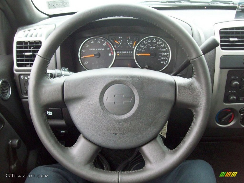 2012 Chevrolet Colorado Work Truck Regular Cab Ebony Steering Wheel Photo #53714547