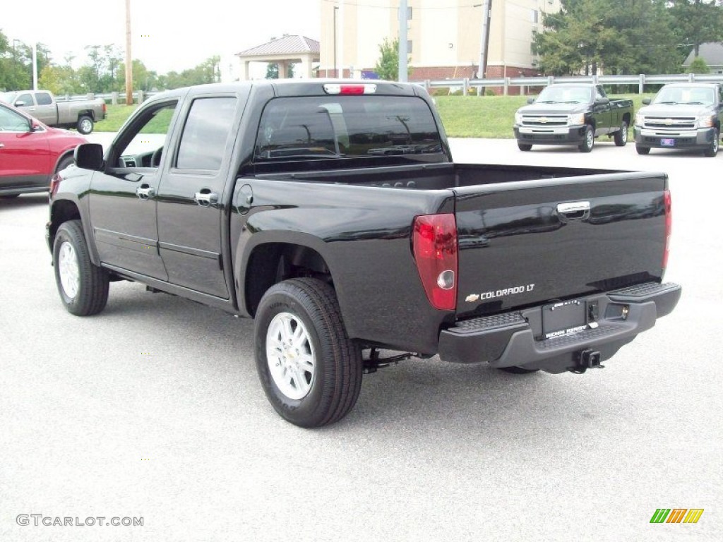 Black 2012 Chevrolet Colorado LT Crew Cab 4x4 Exterior Photo #53714568