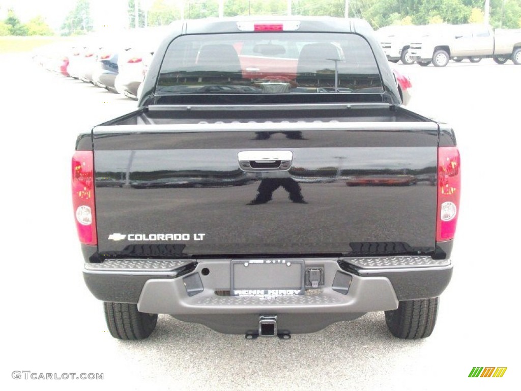 Black 2012 Chevrolet Colorado LT Crew Cab 4x4 Exterior Photo #53714658