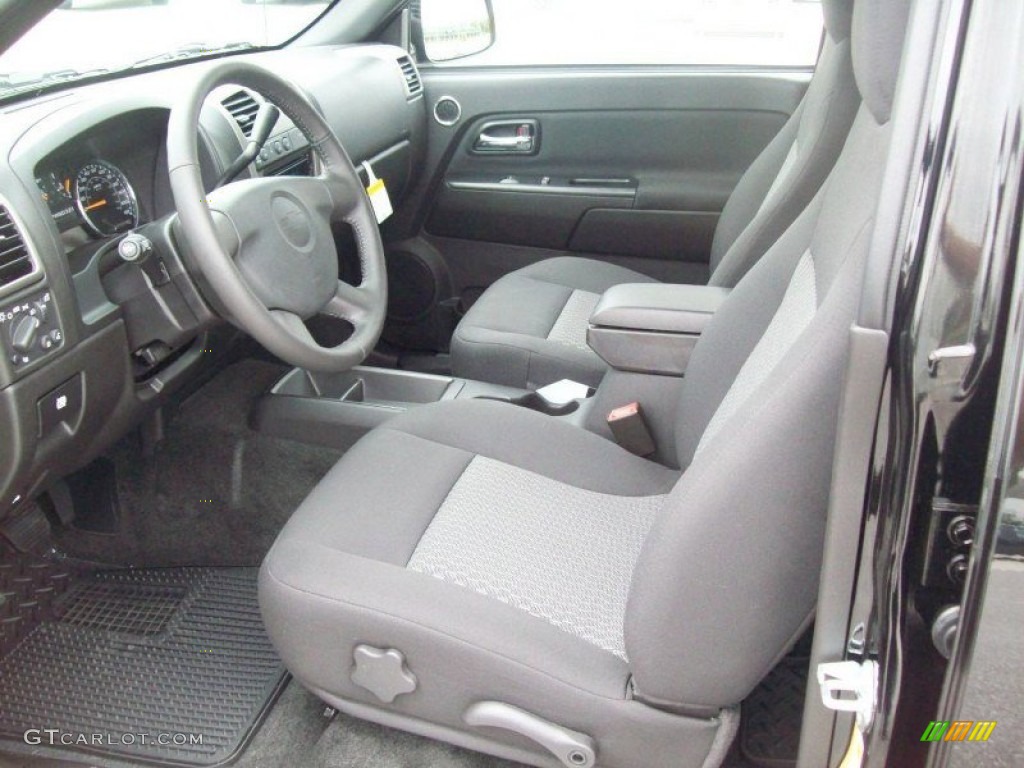 Ebony Interior 2012 Chevrolet Colorado LT Crew Cab 4x4 Photo #53714670