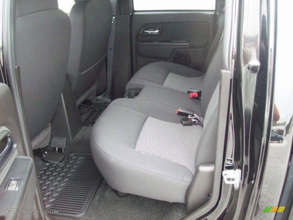 Ebony Interior 2012 Chevrolet Colorado LT Crew Cab 4x4 Photo #53714676