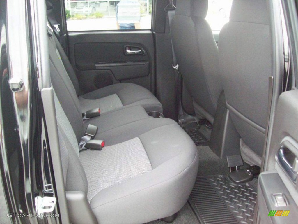 Ebony Interior 2012 Chevrolet Colorado LT Crew Cab 4x4 Photo #53714679