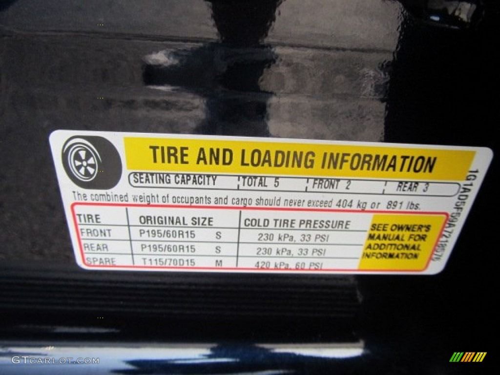 2010 Cobalt LT Sedan - Imperial Blue Metallic / Ebony photo #23