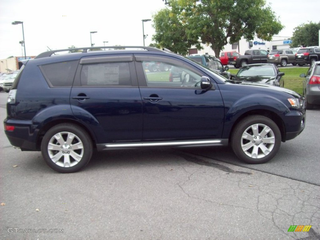 Cosmic Blue Metallic 2011 Mitsubishi Outlander SE AWD Exterior Photo #53715307
