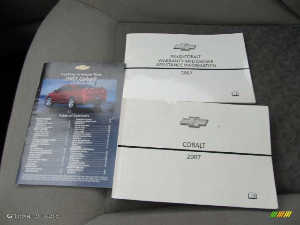 2007 Cobalt LS Coupe - Pace Blue / Gray photo #21