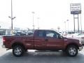 Dark Toreador Red Metallic - F150 XLT SuperCab 4x4 Photo No. 3