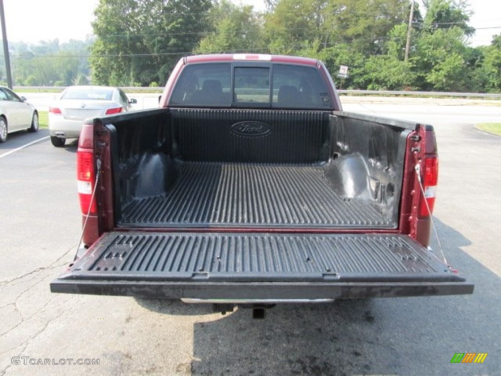 2006 F150 XLT SuperCab 4x4 - Dark Toreador Red Metallic / Medium Flint photo #12