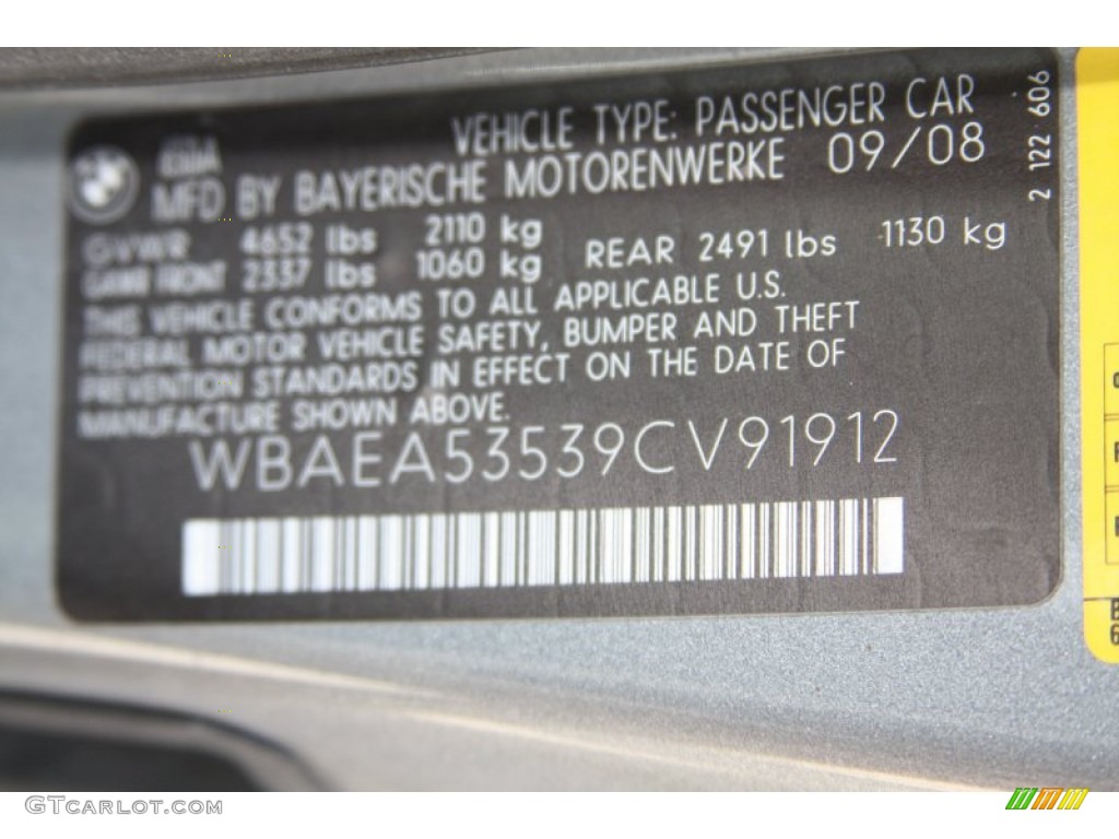 2009 6 Series 650i Coupe - Space Grey Metallic / Black Dakota Leather photo #10