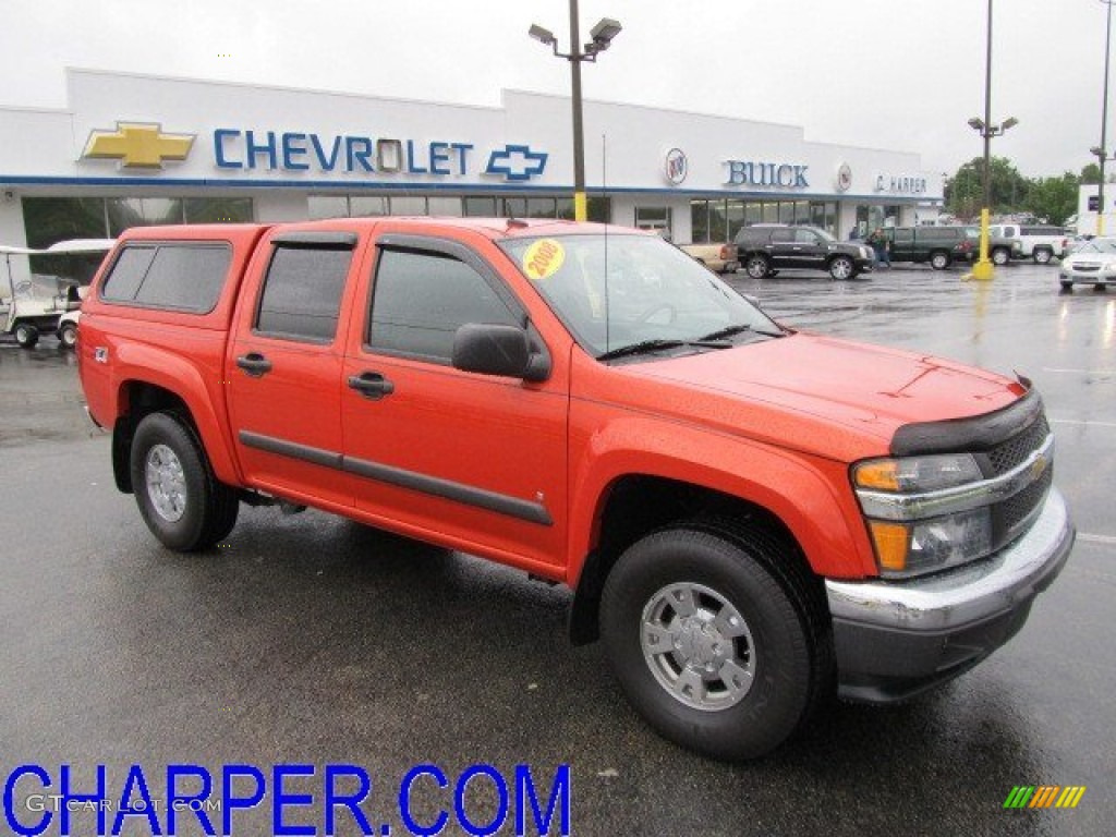 Inferno Orange Metallic Chevrolet Colorado