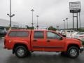 2008 Inferno Orange Metallic Chevrolet Colorado LT Z71 Crew Cab 4x4  photo #2