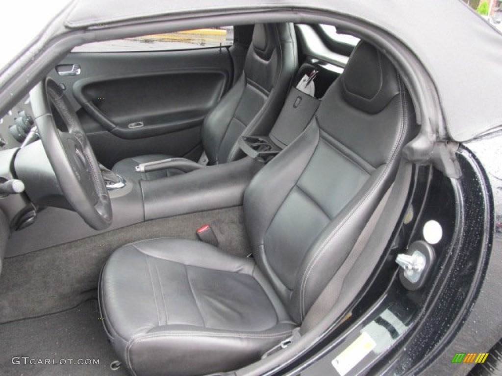 Ebony Interior 2007 Pontiac Solstice Roadster Photo #53716695