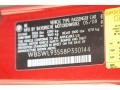 2008 BMW M3 Convertible Info Tag