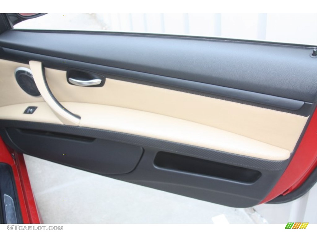 2008 BMW M3 Convertible Bamboo Beige Door Panel Photo #53716995