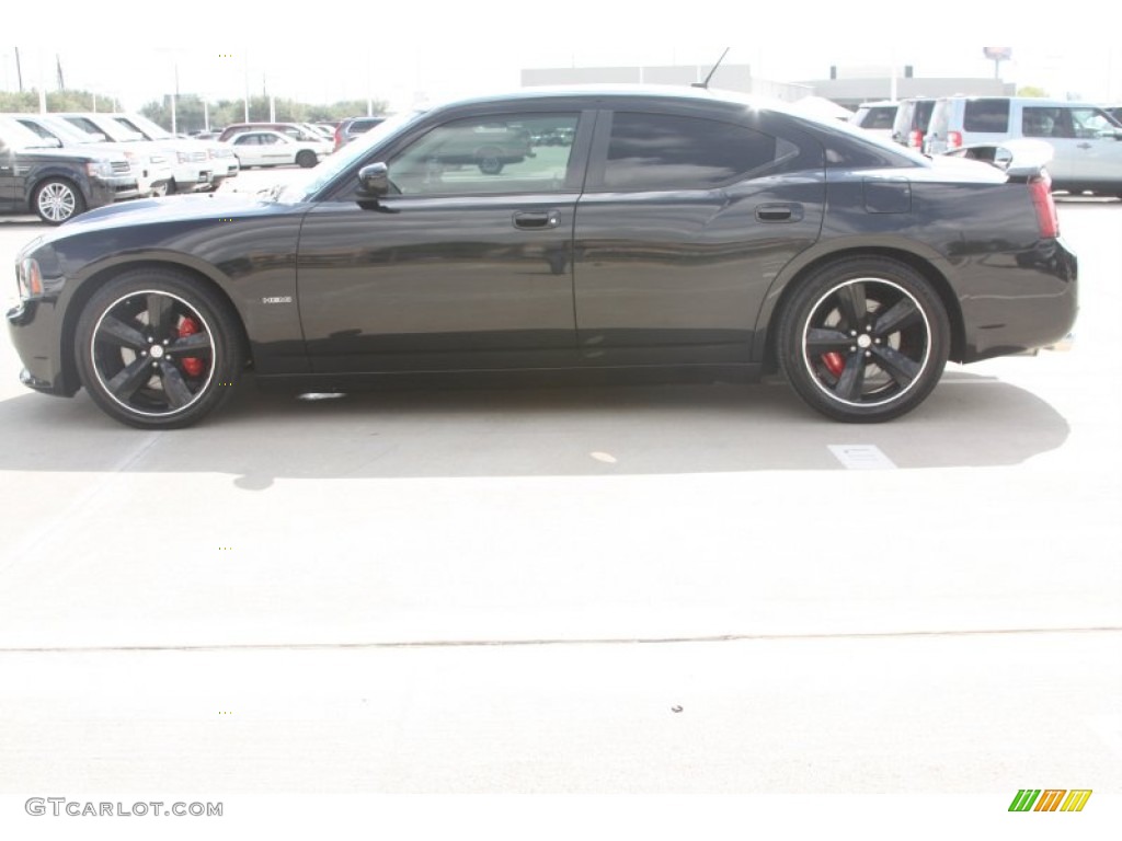 Brilliant Black Crystal Pearl 2008 Dodge Charger SRT-8 Exterior Photo #53717274
