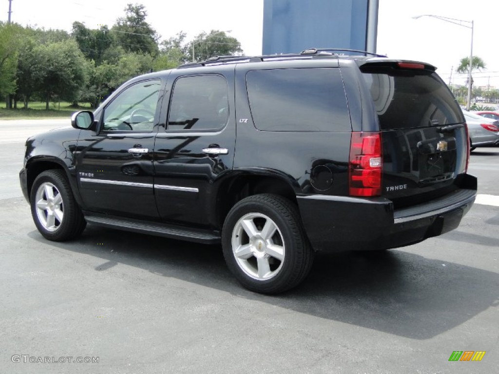 2010 Tahoe LTZ 4x4 - Black / Light Cashmere/Dark Cashmere photo #7