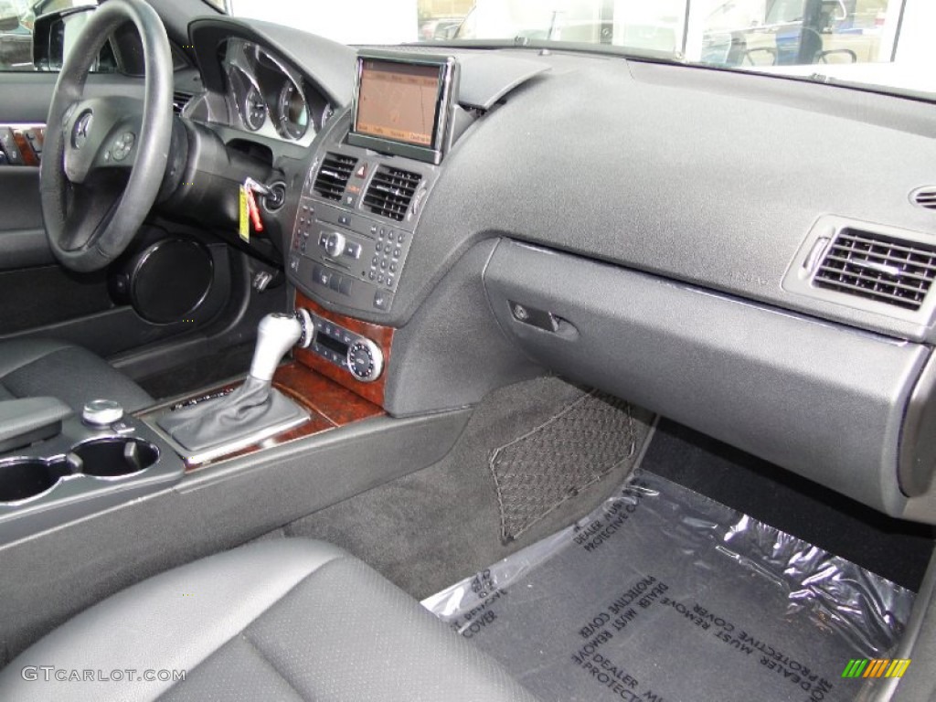 2010 Mercedes-Benz C 350 Sport Black Dashboard Photo #53718648
