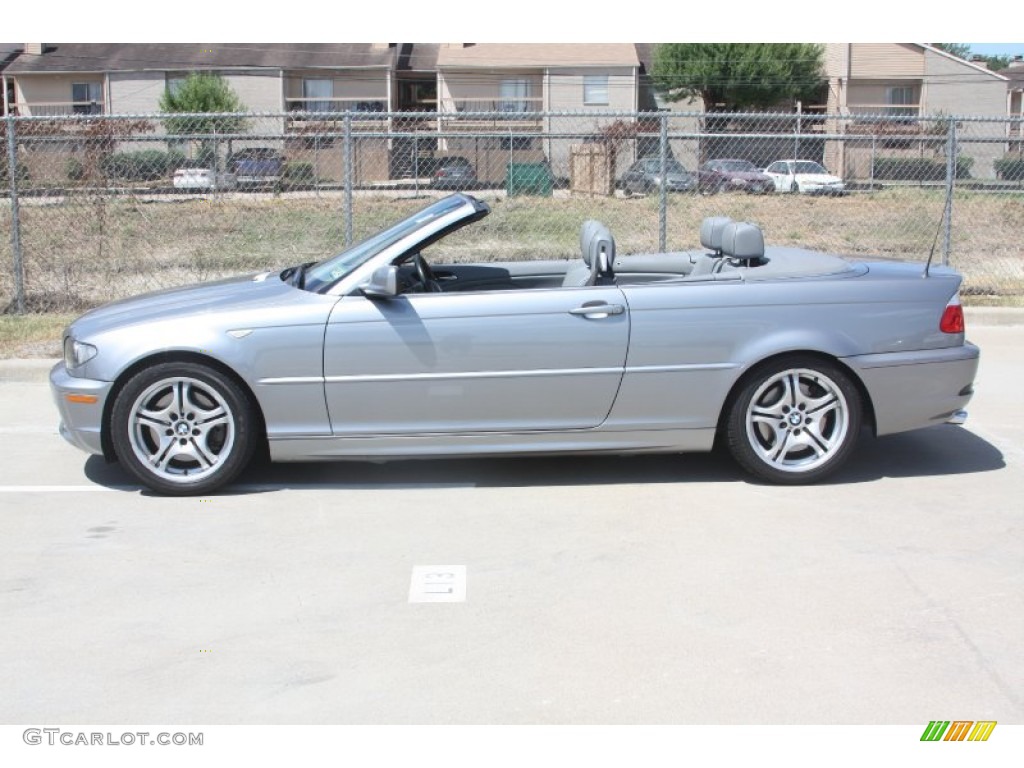 2006 3 Series 330i Convertible - Silver Grey Metallic / Grey photo #3