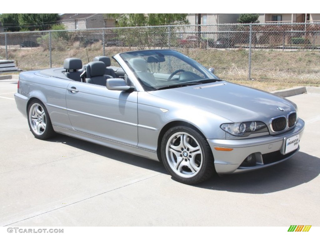 2006 3 Series 330i Convertible - Silver Grey Metallic / Grey photo #8