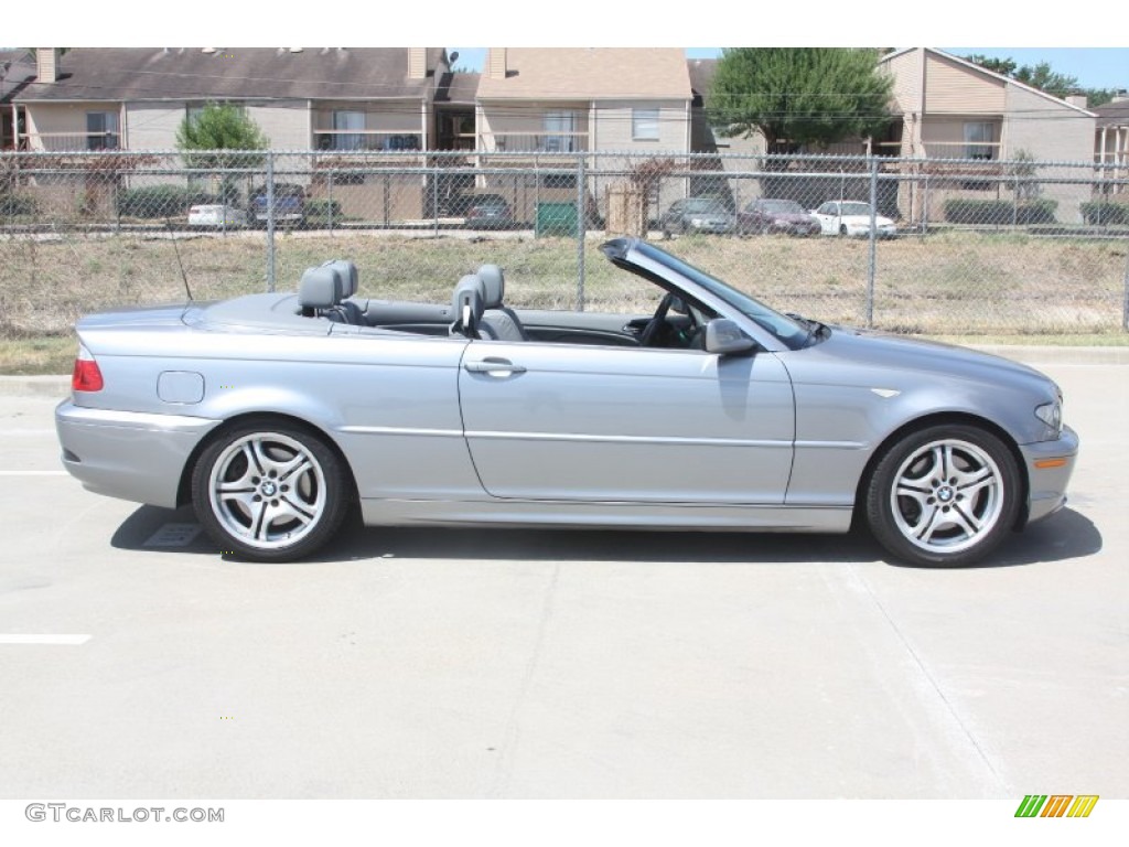 2006 3 Series 330i Convertible - Silver Grey Metallic / Grey photo #9