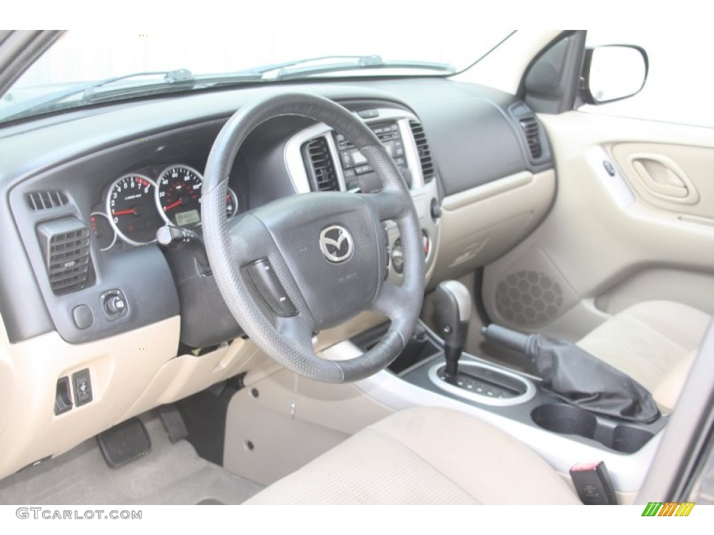 Medium Pebble Beige Interior 2005 Mazda Tribute s Photo #53719404