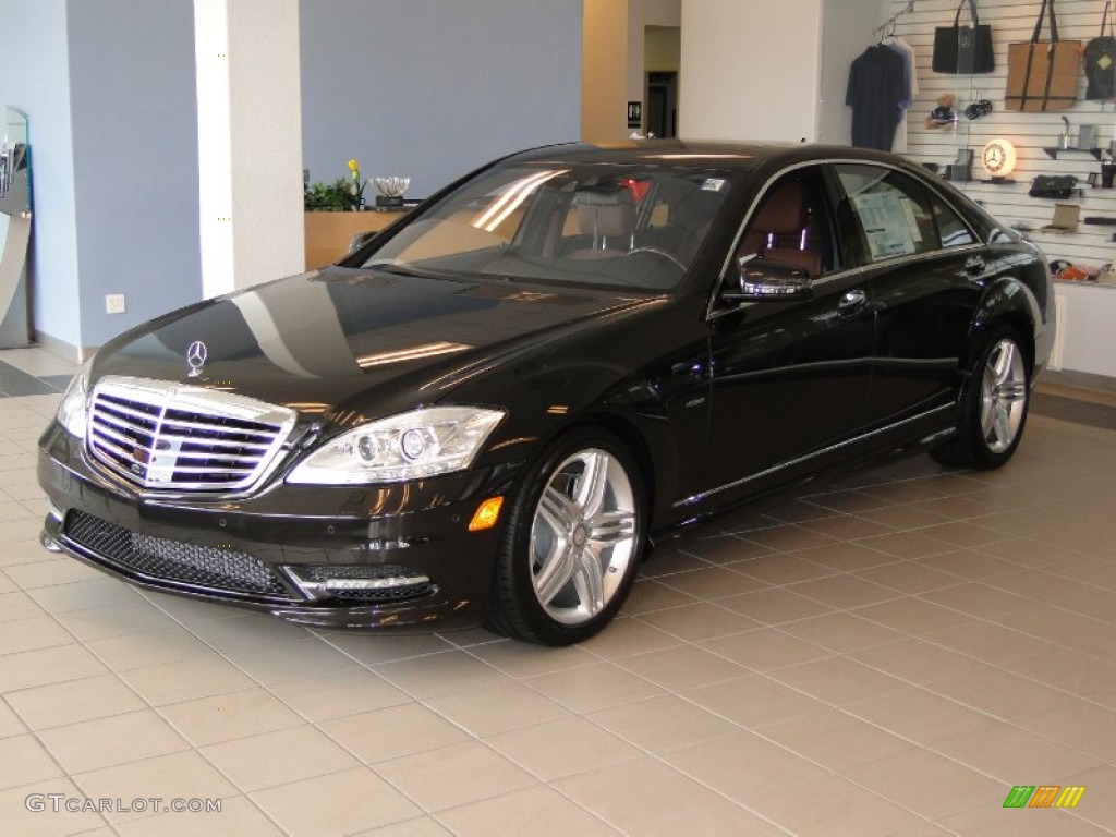 2012 S 550 Sedan - Designo Mocha / Black/Chestnut Brown photo #1