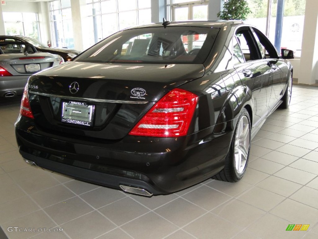 2012 S 550 Sedan - Designo Mocha / Black/Chestnut Brown photo #4
