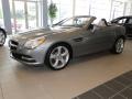 2012 Paladium Silver Metallic Mercedes-Benz SLK 350 Roadster  photo #6