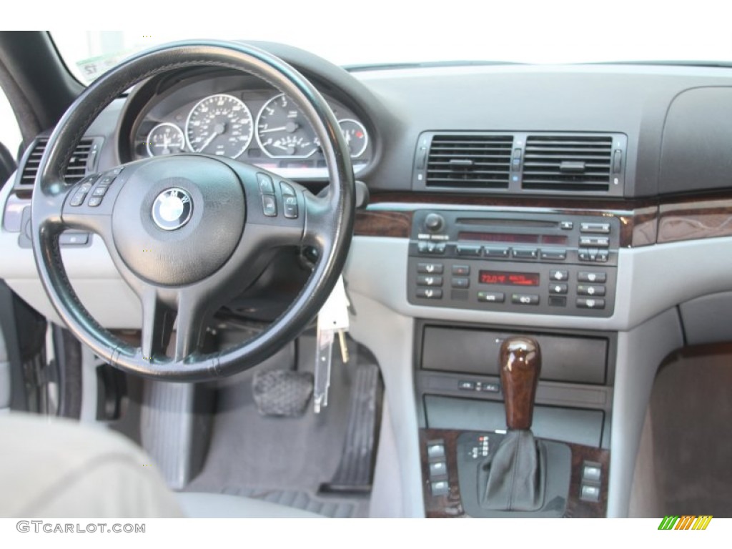 2004 3 Series 330i Convertible - Silver Grey Metallic / Grey photo #24