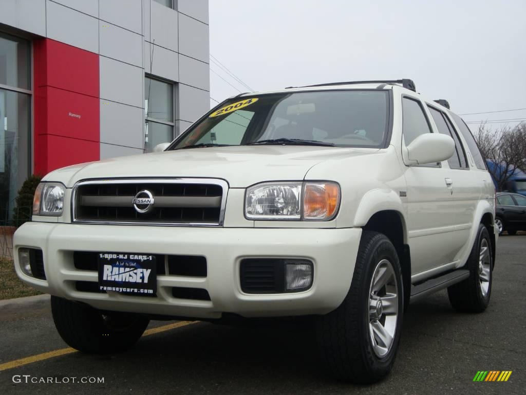 2004 Pathfinder LE Platinum 4x4 - Glacier Pearl / Beige photo #1