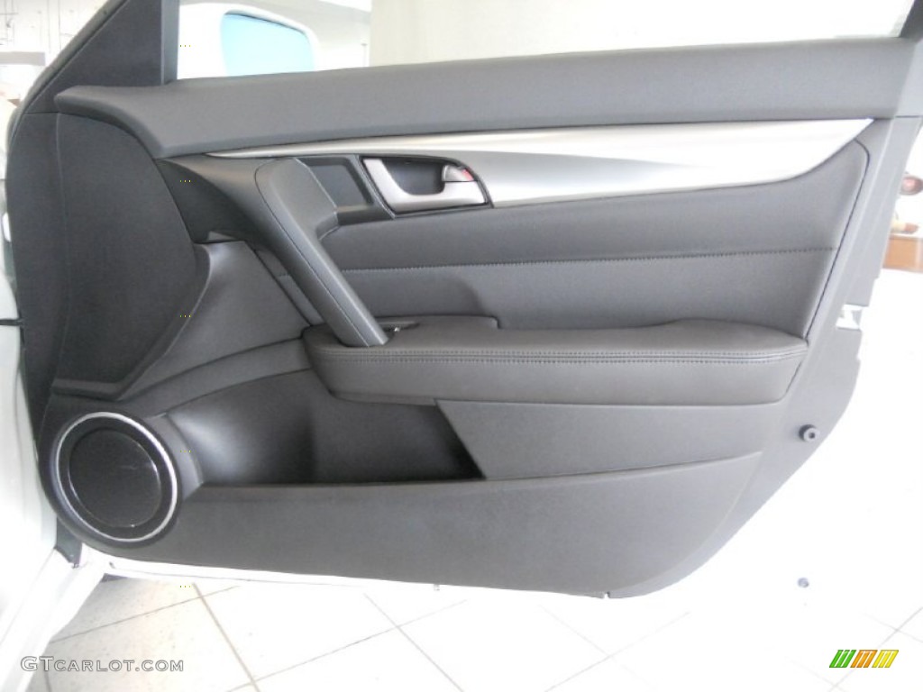 2011 Acura TL 3.5 Ebony Black Door Panel Photo #53720916