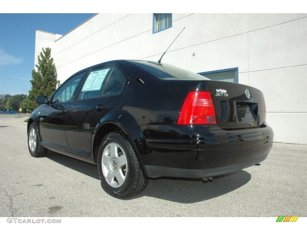 2002 Jetta GLS Sedan - Black / Black photo #6