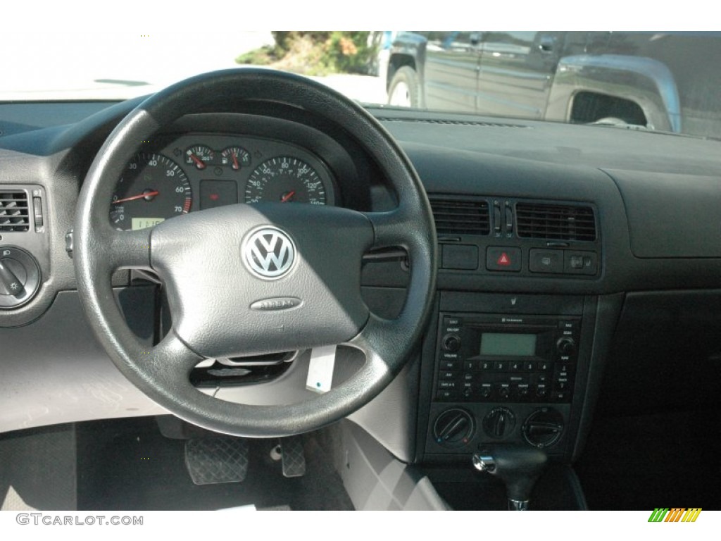2002 Jetta GLS Sedan - Black / Black photo #7