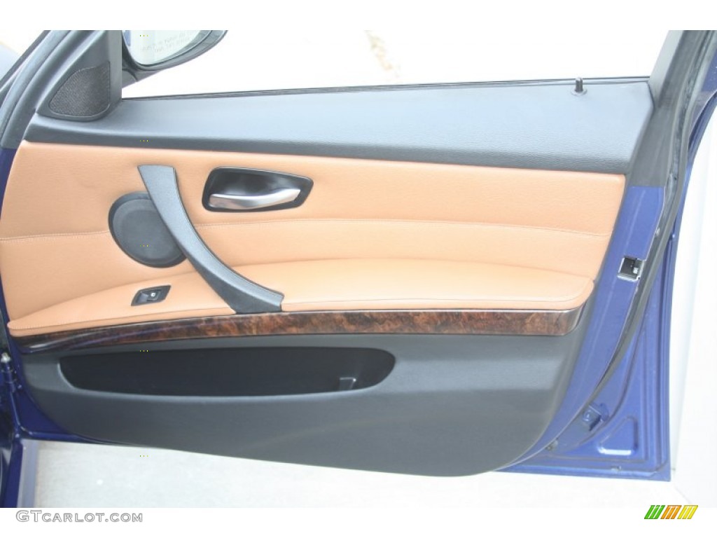 2009 3 Series 328i Sedan - Montego Blue Metallic / Saddle Brown Dakota Leather photo #37