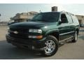 2003 Dark Green Metallic Chevrolet Suburban 1500 Z71 4x4  photo #3