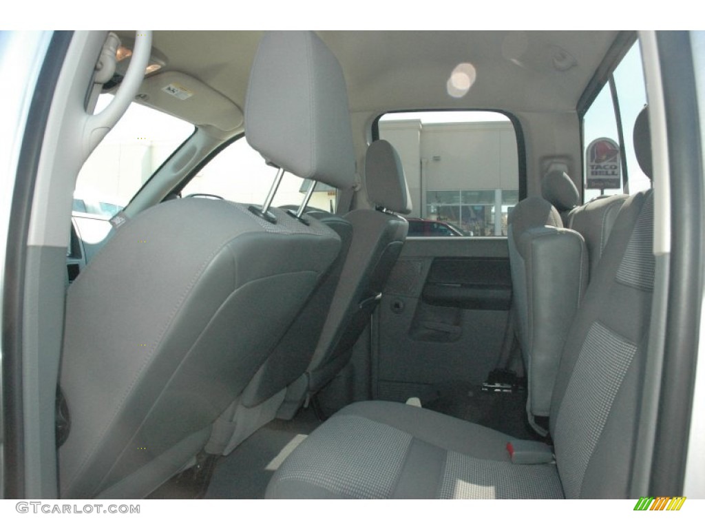 2007 Ram 1500 SLT Quad Cab 4x4 - Bright Silver Metallic / Medium Slate Gray photo #9