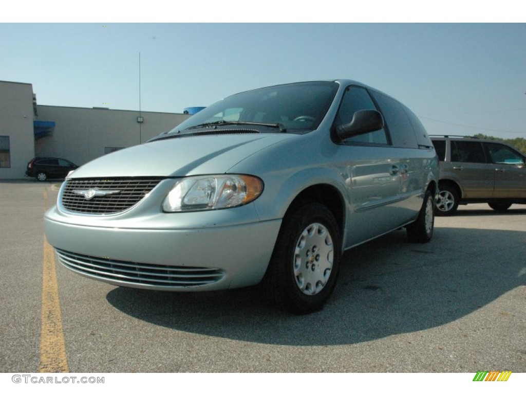 2001 Town & Country LX - Sterling Blue Satin Glow / Navy Blue photo #3