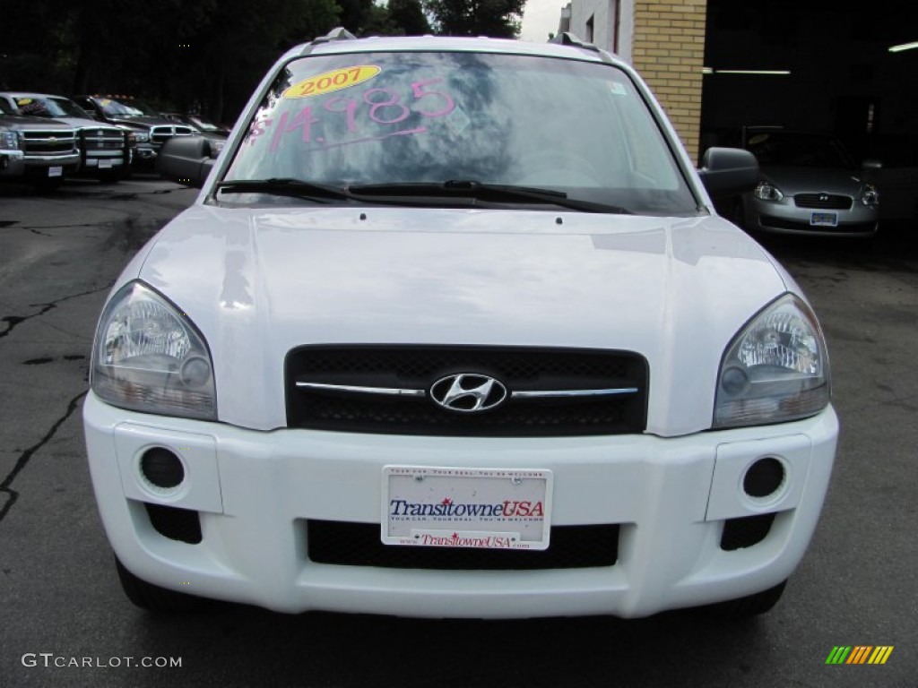 2007 Tucson GLS - Stone White / Gray photo #19