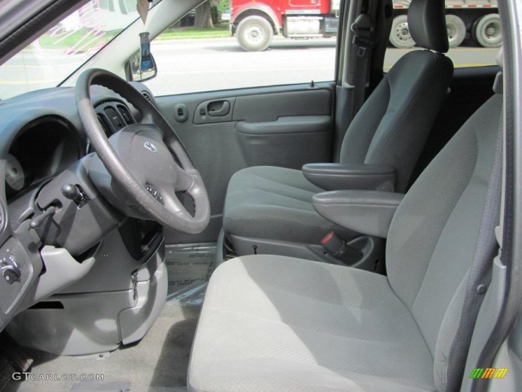Medium Slate Gray Interior 2007 Dodge Caravan SE Photo #53724089
