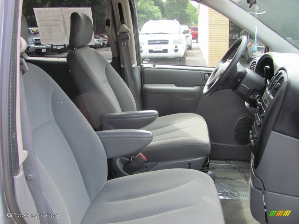 Medium Slate Gray Interior 2007 Dodge Caravan SE Photo #53724135
