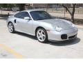 Polar Silver Metallic 2001 Porsche 911 Turbo Coupe Exterior