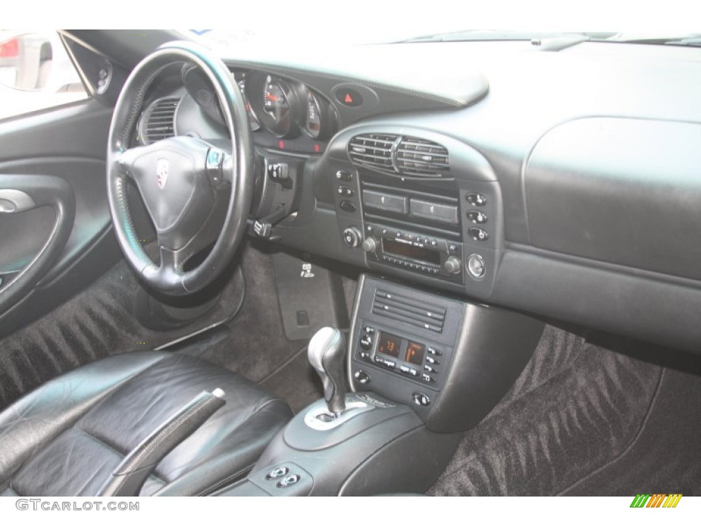 Black Interior 2001 Porsche 911 Turbo Coupe Photo #53725690