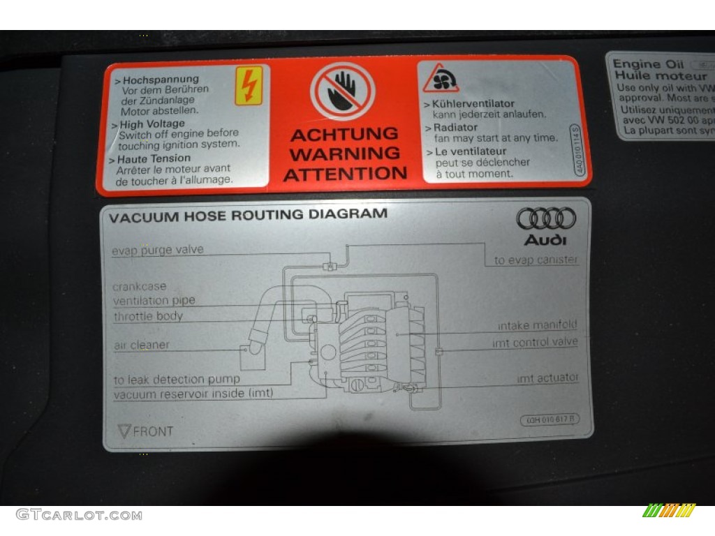 2008 Audi Q7 3.6 quattro Info Tag Photo #53725887