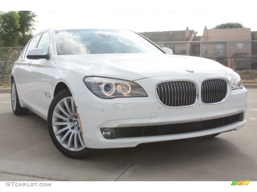2012 7 Series 750Li Sedan - Alpine White / Saddle/Black photo #1