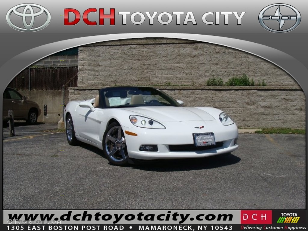 2007 Corvette Convertible - Arctic White / Cashmere photo #1