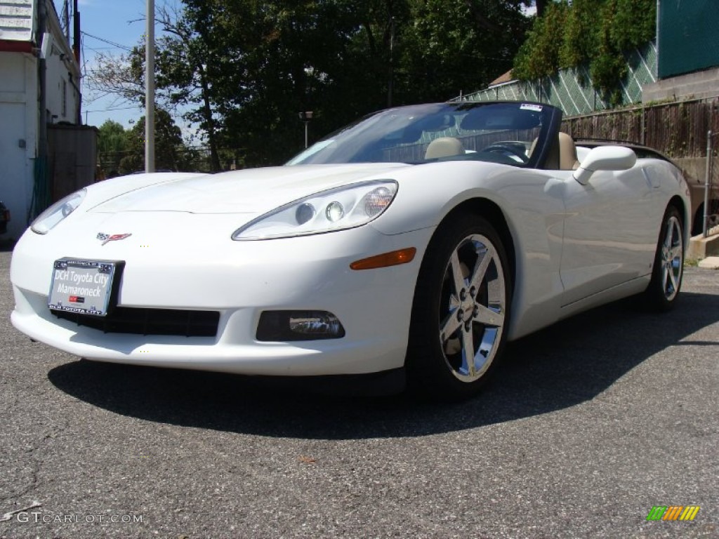 Arctic White 2007 Chevrolet Corvette Convertible Exterior Photo #53727276