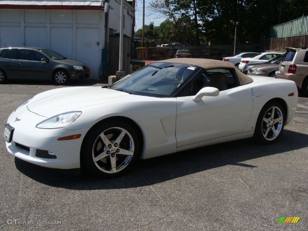 Arctic White 2007 Chevrolet Corvette Convertible Exterior Photo #53727426