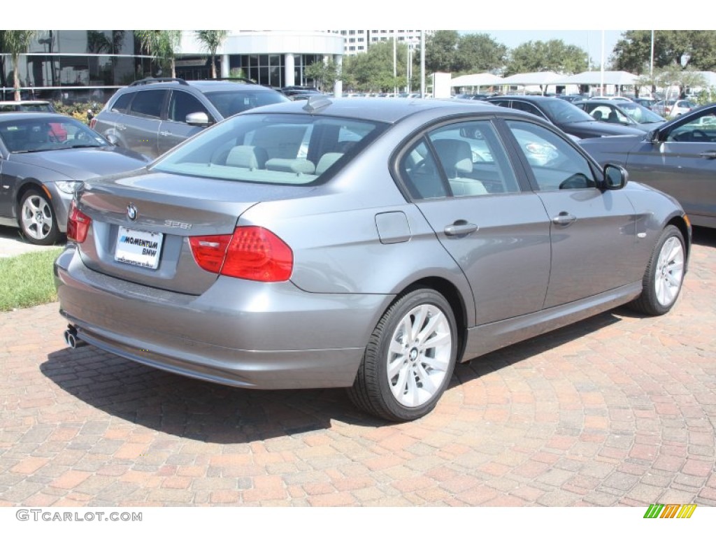 2011 3 Series 328i Sedan - Space Gray Metallic / Gray Dakota Leather photo #6